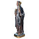 Statue of St Bridget in mother-of-pearl plaster h 20 cm s3
