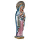 Mary of Perpetual Help Statue, 20 cm in plaster with mother of pearl s4