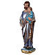 Statue of St Joseph mother-of-pearl plaster h 20 cm s3