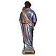 Statue of St Joseph mother-of-pearl plaster h 20 cm s5