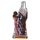 Saint Anne Statue, 15 cm in plaster with mother of pearl s3