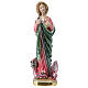 Statue of St Marta in mother-of-pearl plaster h 20 cm s1