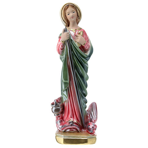 Plaster St Martha mother-of-pearl, 7.87'' 1