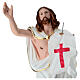 Auferstanderer Christus mit Fahne 40cm Gips s2