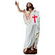 Figura z gipsu Jezus z flagą 40 cm s1