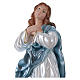 Statue of Our Lady of Murillo in mother-of-pearl plaster h 30 cm s2