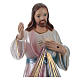 Statue Jésus Miséricordieux plâtre nacré h 20 cm s2