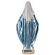Statue of Our Lady of Miracles 20 cm in mother-of-pearl plaster s4