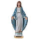 Statue Vierge Miraculeuse 20 cm en plâtre nacré s1