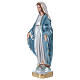 Statue Vierge Miraculeuse 20 cm en plâtre nacré s3