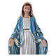 Our Lady of Grace statue in pearlized plaster, 20 cm s2