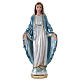Estatua de yeso nacarado Virgen Milagrosa 35 cm s1