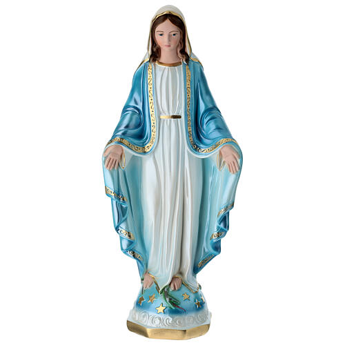 Our Lady of Miracles 40 cm in mother-of-pearl plaster 1