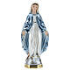 Statue Vierge Miraculeuse 50 cm en plâtre nacré s1