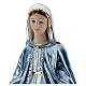Statue Vierge Miraculeuse 50 cm en plâtre nacré s2