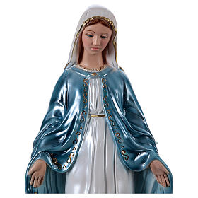 Statue in gesso: Statua Madonna Miracolosa 40 cm in gesso madreperlato 