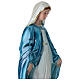 Statua Madonna Miracolosa 50 cm in gesso madreperlato s6