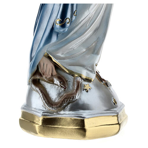 Our Lady of Miracles statue in pearlized plaster, 50 cm 6