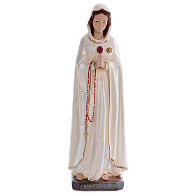 Statue of St. Rosa Mystica 70 cm, in plaster with mother of pearl