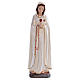 Statue of St. Rosa Mystica 70 cm, in plaster with mother of pearl s1