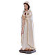 Statue of St. Rosa Mystica 70 cm, in plaster with mother of pearl s3