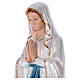 Our Lady of Lourdes statue in pearlized plaster 80 cm s2
