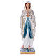 Virgen de Lourdes yeso nacarado 80 cm s1