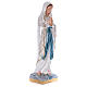 Virgen de Lourdes yeso nacarado 80 cm s4