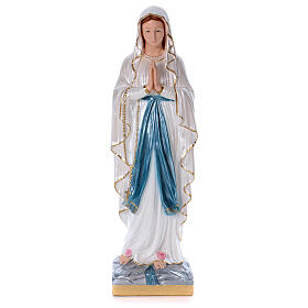 Madonna z Lourdes gips perłowy 80 cm