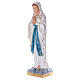 Madonna of Lourdes 80 cm, in plaster with mother of pearl s3