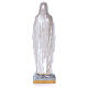 Madonna of Lourdes 80 cm, in plaster with mother of pearl s5