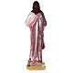 Sagrado Corazón de Jesús estatua 80 cm yeso nacarado s5