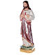 Sacred Heart of Jesus 80 cm Plaster Statue with mother of pearl s3