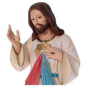 Figura Jezus Miłosierny gips perłowy 90 cm