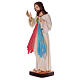 Figura Jezus Miłosierny gips perłowy 90 cm s3