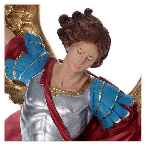 St. Michael statue in plaster 100 cm 2