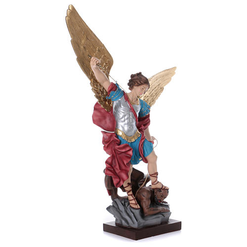 St. Michael statue in plaster 100 cm 4