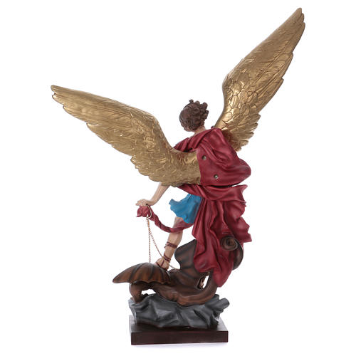Saint Michel 100 cm statue en plâtre 7