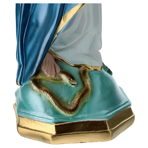 Our Lady of Miracles 60 cm in mother-of-pearl plaster 7