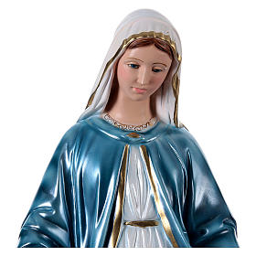 Virgen Milagrosa 60 cm yeso nacarado