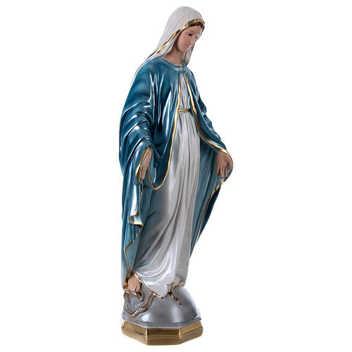 Virgen Milagrosa 60 cm yeso nacarado 4