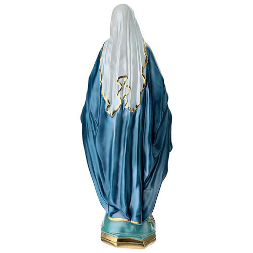 Madonna Miracolosa 60 cm gesso madreperlato 8