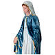Madonna Miracolosa 60 cm gesso madreperlato s4