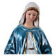 Our Lady of Miracles statue in pearlized plaster, 60 cm s2