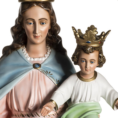 Maria, Hilfe der Christen, aus Kunstharz, 130 cm, Kristallaugen 4