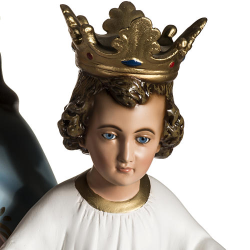 Maria, Hilfe der Christen, aus Kunstharz, 130 cm, Kristallaugen 6