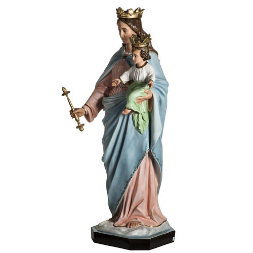 Maria, Hilfe der Christen, aus Kunstharz, 130 cm, Kristallaugen 9