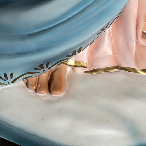 Maria, Hilfe der Christen, aus Kunstharz, 130 cm, Kristallaugen 13
