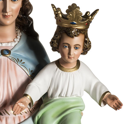 Our Lady Help of Christians statue in resin, 130 cm 7