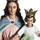 Our Lady Help of Christians statue in resin, 130 cm s4
